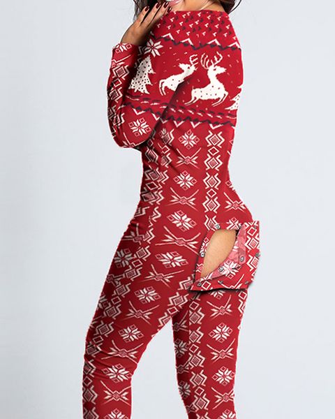 women christmas jumpsuit long sleeved trousers 2021 cotton blend romper zipper butt opening button playsuit warm overalls pajama, Black;white
women christmas jumpsuit long sleeved trousers 2021 cotton blend romper zipper butt opening button playsuit warm overalls pajama, Black;white