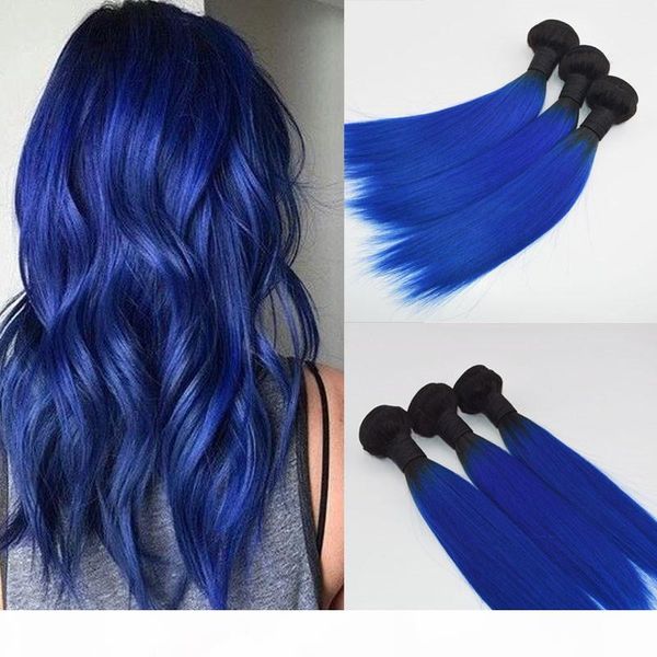wholesale price ombre blue hair weaves brazilian straight human hair extensions remy hair bundles 100g one piece, Black
wholesale price ombre blue hair weaves brazilian straight human hair extensions remy hair bundles 100g one piece, Black