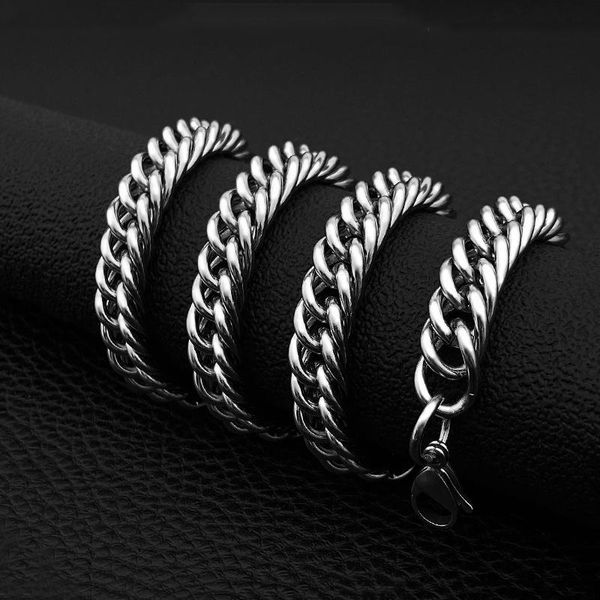 10mm big size mens 316l double chain stainless steel necklace curb cuban link chain hip hop necklace jewerly 60cm, Silver
10mm big size mens 316l double chain stainless steel necklace curb cuban link chain hip hop necklace jewerly 60cm, Silver