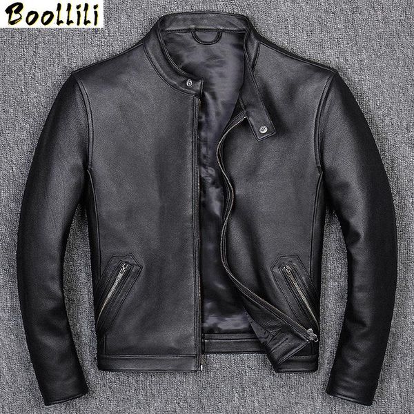 boollili spring autumn men's sheepskin coat genuine leather jacket men korean motorcycle bomber jacket men short coat, Black
boollili spring autumn men's sheepskin coat genuine leather jacket men korean motorcycle bomber jacket men short coat, Black