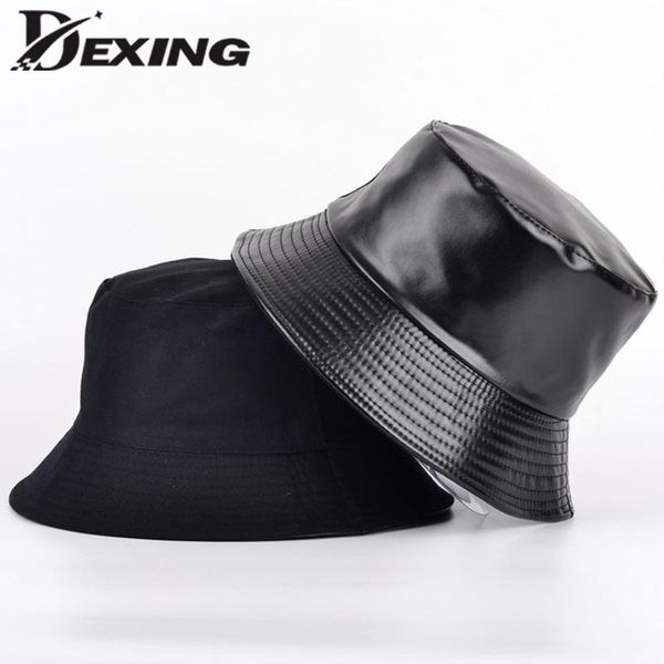 wide brim hats 2021 autumn winter pu leather bucket men women black fisherman hat party bob solid fashion hip hop panama, Blue;gray
wide brim hats 2021 autumn winter pu leather bucket men women black fisherman hat party bob solid fashion hip hop panama, Blue;gray