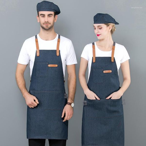 aprons long apron denim restaurant el waist chef bar pub kitchen waiter waitress cook universal cooking hat caps 56-58cm1
aprons long apron denim restaurant el waist chef bar pub kitchen waiter waitress cook universal cooking hat caps 56-58cm1
