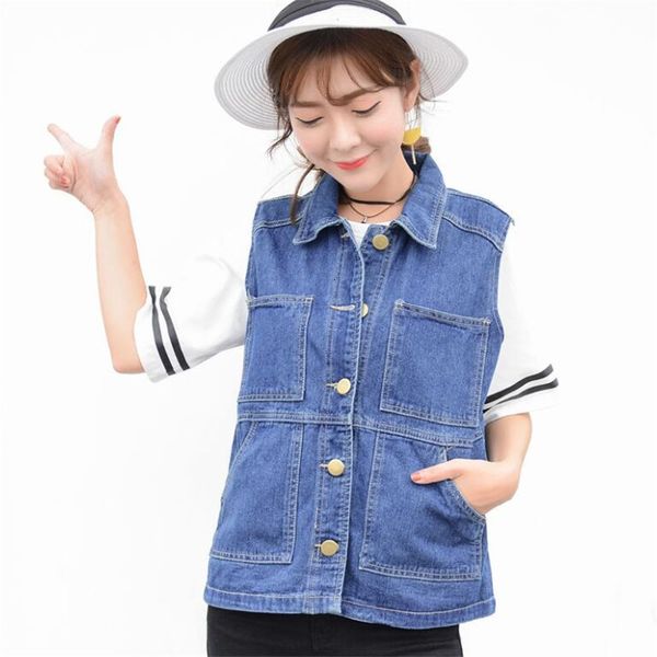 2021 denim loose collection big wild size blue women turn down collar pockets casual female vest mujer p1187 rbmr, Black;white
2021 denim loose collection big wild size blue women turn down collar pockets casual female vest mujer p1187 rbmr, Black;white