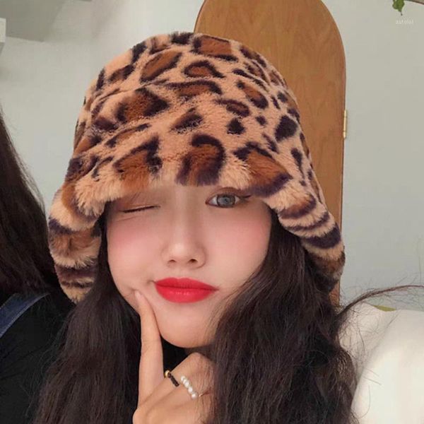 women faux fur leopard bucket hat autumn winter ladies thick warm soft outdoor travel fisherman hat velvet panama girls1, Blue;gray
women faux fur leopard bucket hat autumn winter ladies thick warm soft outdoor travel fisherman hat velvet panama girls1, Blue;gray