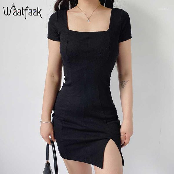 waatfaak chic black dress women square collar casual mini dress summer short sleeve plain high waist ladies dresses 20201, Black;gray
waatfaak chic black dress women square collar casual mini dress summer short sleeve plain high waist ladies dresses 20201, Black;gray