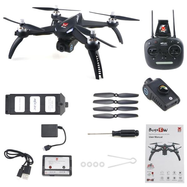 drones mjx bugs 5w ( b5w ) wifi fpv 1080p camera / waypoints point of interest altitude hold one key follow rc drone
drones mjx bugs 5w ( b5w ) wifi fpv 1080p camera / waypoints point of interest altitude hold one key follow rc drone