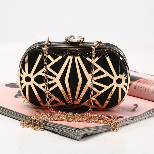 ladies clutch bag women evening party wild bag evening women new metal hollow out rhinestone clutch shoulder cross bags k612 
ladies clutch bag women evening party wild bag evening women new metal hollow out rhinestone clutch shoulder cross bags k612