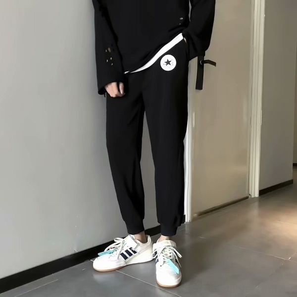 rojsm чистого красного ins мужчин весной и модный бренд моды корейских вого 3jszn случайных брюки осеннего рыхлых ножки любителей случайных, Blue 
rojsm чистого красного ins мужчин весной и модный бренд моды корейских вого 3jszn случайных брюки осеннего рыхлых ножки любителей случайных, Blue