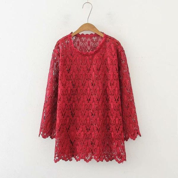 solid black red white lace women loose blouse 2020 new plus size casual ladies spring autumn shirts female oversize1
solid black red white lace women loose blouse 2020 new plus size casual ladies spring autumn shirts female oversize1