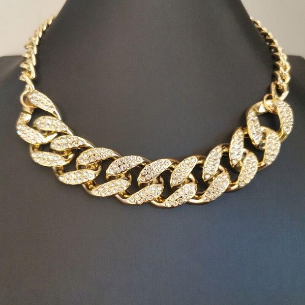 chokers hip hop rhinestone chunky chain jewelry thick link necklaces for men women retro choker, Golden;silver
chokers hip hop rhinestone chunky chain jewelry thick link necklaces for men women retro choker, Golden;silver