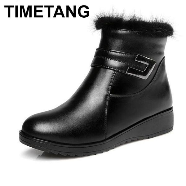 timetang 2020 new fashion shoes warm comfort wool snow boots winter boots decoration cow leather flat non-slip, Black
timetang 2020 new fashion shoes warm comfort wool snow boots winter boots decoration cow leather flat non-slip, Black