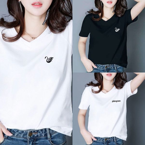 jan8a 40 a2axp thread 95 cotton daisy loose v-neck short sleeve half simple sleeve fashion printed cotton t-shirt for women summer t-shirt, White
jan8a 40 a2axp thread 95 cotton daisy loose v-neck short sleeve half simple sleeve fashion printed cotton t-shirt for women summer t-shirt, White