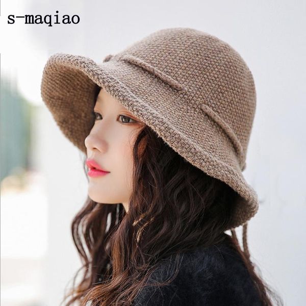 autumn winter hat for women fashion bow wool knitted hats solid warm girls bucket caps wide brim panama fisherman cap, Blue;gray
autumn winter hat for women fashion bow wool knitted hats solid warm girls bucket caps wide brim panama fisherman cap, Blue;gray