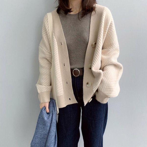 sweater women 2020 autumn winter fashion new loose elegant cardigan women sweaters casual outwear thick lazy jacket coat, White
sweater women 2020 autumn winter fashion new loose elegant cardigan women sweaters casual outwear thick lazy jacket coat, White
