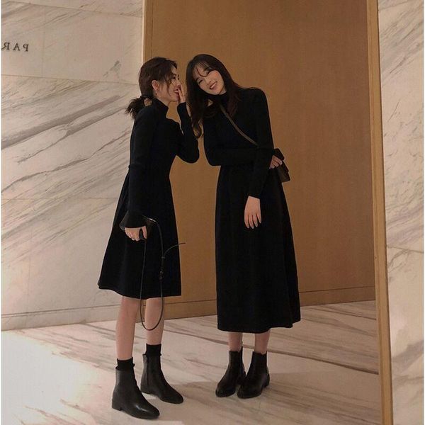women high waist maxi long dress lolita party kawaii japanese sweet angel vestido harajuku knitting striped pullovers sweater, White;black
women high waist maxi long dress lolita party kawaii japanese sweet angel vestido harajuku knitting striped pullovers sweater, White;black