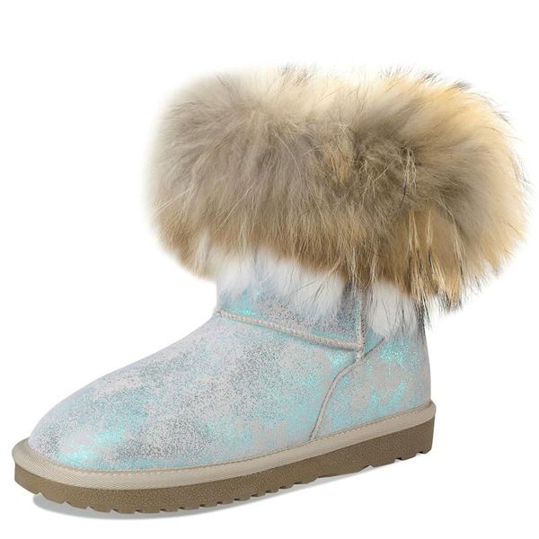 new natural snow boot real cow leather women high boot winter fur tassel non-slip winter short, Black
new natural snow boot real cow leather women high boot winter fur tassel non-slip winter short, Black
