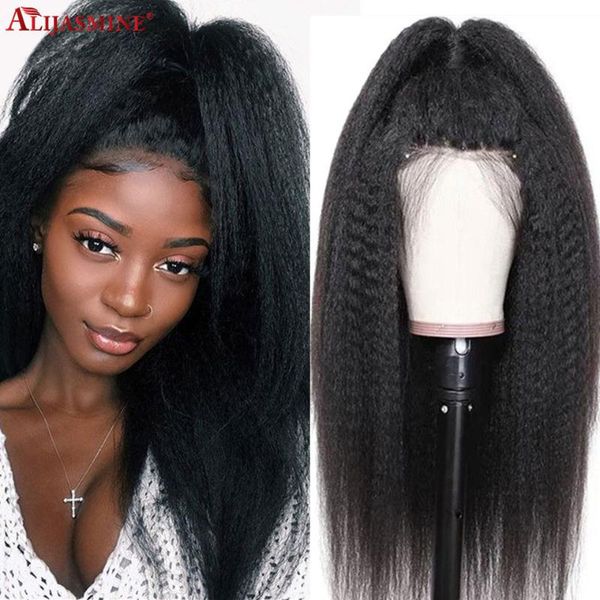 lace wigs 250% brazilian kinky straight for women middle part front human hair with baby remy yaki wig, Black;brown
lace wigs 250% brazilian kinky straight for women middle part front human hair with baby remy yaki wig, Black;brown