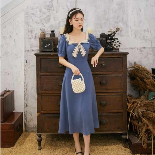 sailing princess summer new navy square collarfengshui handwear dress for women's minority sailor ornament ethnic bracelet design skirt, Black;gray
sailing princess summer new navy square collarfengshui handwear dress for women's minority sailor ornament ethnic bracelet design skirt, Black;gray