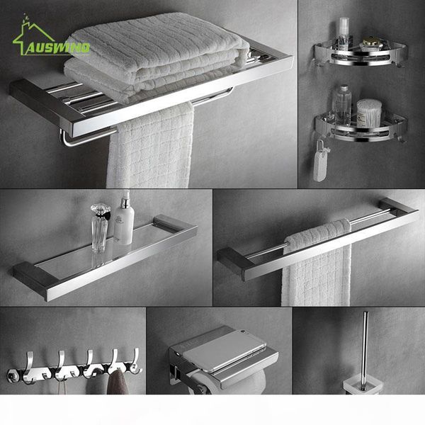 wall mounted towel rack 304 stainless steel bathroom accessories set bathroom hardware toilet shelf set bathroom towel holder bbydln lg2010
wall mounted towel rack 304 stainless steel bathroom accessories set bathroom hardware toilet shelf set bathroom towel holder bbydln lg2010