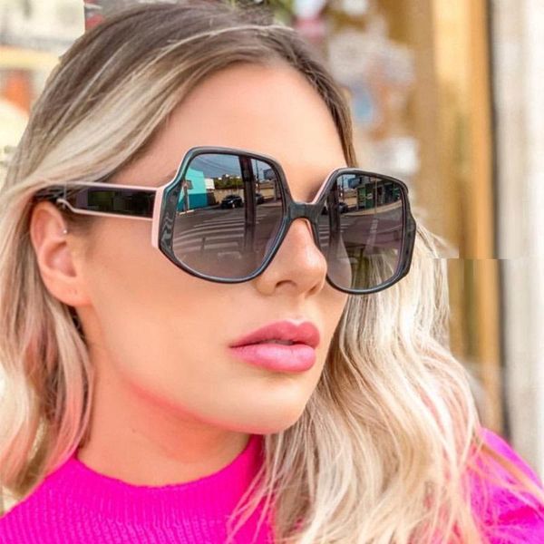 vintage cat eye sunglasses women brand designer square sun glasses gradient shades oversized sunglasses for female eyewear uv400, White;black
vintage cat eye sunglasses women brand designer square sun glasses gradient shades oversized sunglasses for female eyewear uv400, White;black