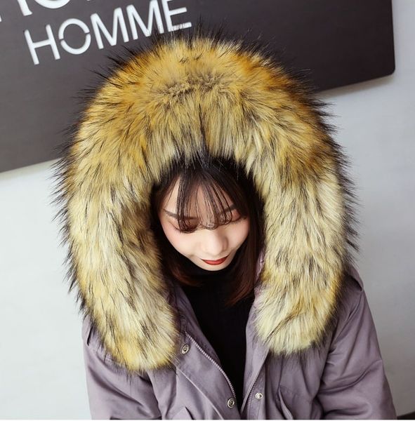 new fox raccoon rabbit hood strip fur collar decoration plush shawl neck scarf cap strip winter faux fur -607 201103, Blue;gray
new fox raccoon rabbit hood strip fur collar decoration plush shawl neck scarf cap strip winter faux fur -607 201103, Blue;gray