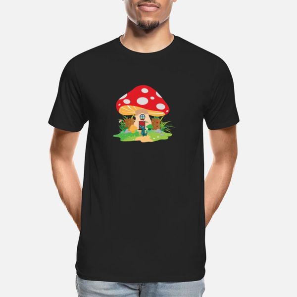 mushroom house designers graphic t shirt hip hop print white tracksuit hoodie sweatshirt