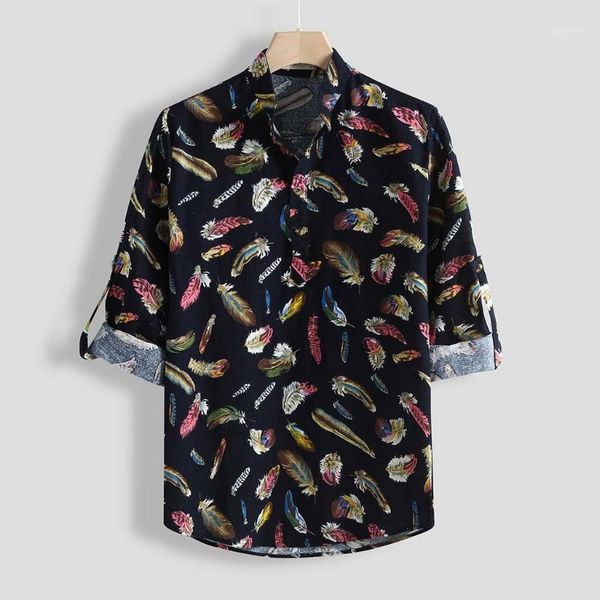 men's casual shirts leather men shirt retro printed vintage hombre color long sleeves mens cotton polyester streetwear blouse chemise h, White;black
men's casual shirts leather men shirt retro printed vintage hombre color long sleeves mens cotton polyester streetwear blouse chemise h, White;black