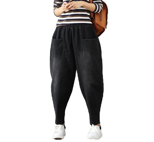 harem pants women denim high waist washed kalenmons jeans pocket bleached summer casual trousers 2021 baggy jean women vintage, Blue
harem pants women denim high waist washed kalenmons jeans pocket bleached summer casual trousers 2021 baggy jean women vintage, Blue