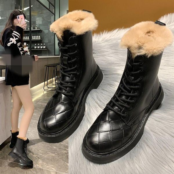 brand women's shoes boots-women winter footwear round toe booties woman 2020 low heel fashion rubber autumn mid-calf rock, Black
brand women's shoes boots-women winter footwear round toe booties woman 2020 low heel fashion rubber autumn mid-calf rock, Black