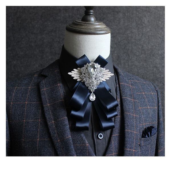 high-grade handmade diamond british style bow ties groom groomsman dress suit rhinestone bowtie for men wedding acc jlleul, Black;gray
high-grade handmade diamond british style bow ties groom groomsman dress suit rhinestone bowtie for men wedding acc jlleul, Black;gray