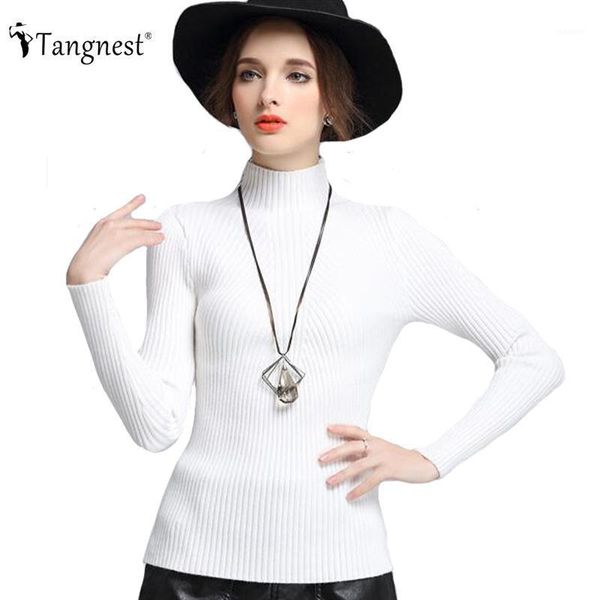 tangnest women black white knitted sweater 2020 new european solid color turtleneck pullovers wzl12771, White;black
tangnest women black white knitted sweater 2020 new european solid color turtleneck pullovers wzl12771, White;black