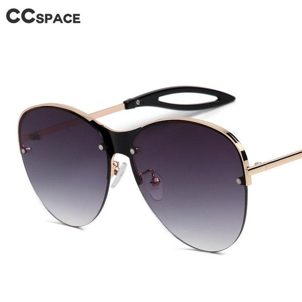 sunglasses 46499 half frame round luxury men women fashion shades uv400 vintage glasses, White;black
sunglasses 46499 half frame round luxury men women fashion shades uv400 vintage glasses, White;black