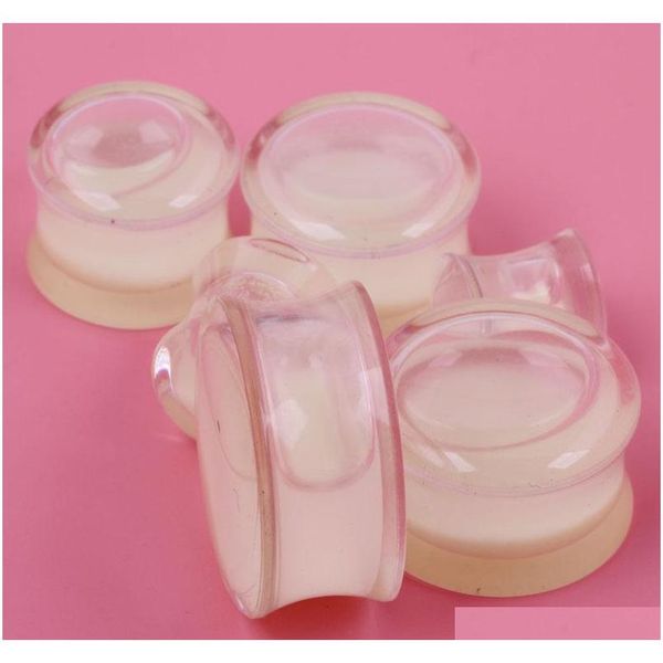 new arrived 6mm-20mm body jewelry acrylic double flared ear plug gauge glow in the dark liquid flesh tunnel ear ex jllqct home003, Silver
new arrived 6mm-20mm body jewelry acrylic double flared ear plug gauge glow in the dark liquid flesh tunnel ear ex jllqct home003, Silver