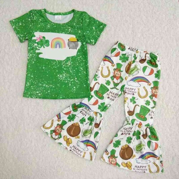 sell toddler girl winter clothes st patrick kids green and bells suit children rainbow printed design outfit, White
sell toddler girl winter clothes st patrick kids green and bells suit children rainbow printed design outfit, White