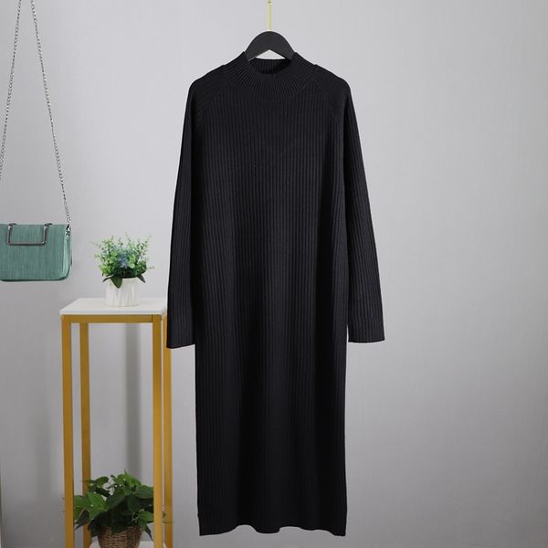 2021 new oversized long straight women maxi dress autumn winter turtleneck thick warm sweater dresses pullover robe d ete femme 5s6n, Black;gray
2021 new oversized long straight women maxi dress autumn winter turtleneck thick warm sweater dresses pullover robe d ete femme 5s6n, Black;gray