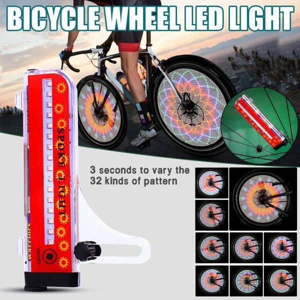 bike lights 32 led bicycle usb chargerable waterproof flash spoke wheel automatic/manual lighting of different patterns1
bike lights 32 led bicycle usb chargerable waterproof flash spoke wheel automatic/manual lighting of different patterns1