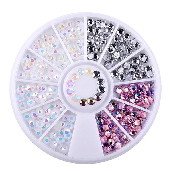 nail art decorations 3d round white pink rhinestone crystal glitter bead pearl wheel tips jewelry decoration diy manicure accessories tool, Silver;gold
nail art decorations 3d round white pink rhinestone crystal glitter bead pearl wheel tips jewelry decoration diy manicure accessories tool, Silver;gold