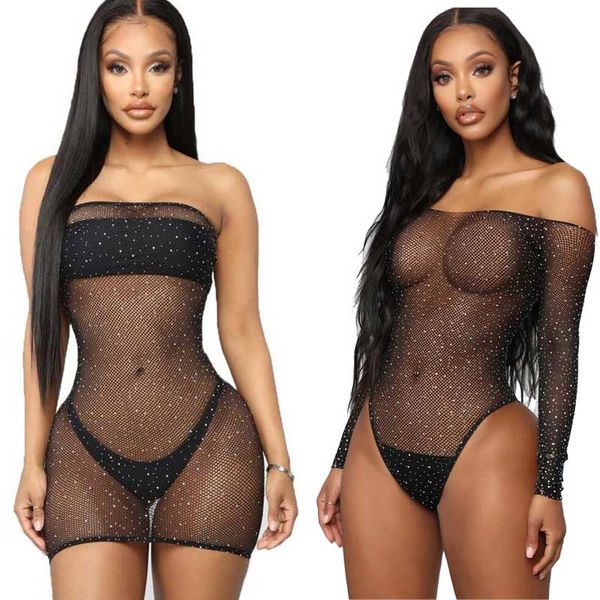 women costume lingerie fishnet bodysuit sparkle rhinestone porno sexi stretch sheer mesh teddy lingerie bodystockings babydoll nightwear, Black
women costume lingerie fishnet bodysuit sparkle rhinestone porno sexi stretch sheer mesh teddy lingerie bodystockings babydoll nightwear, Black