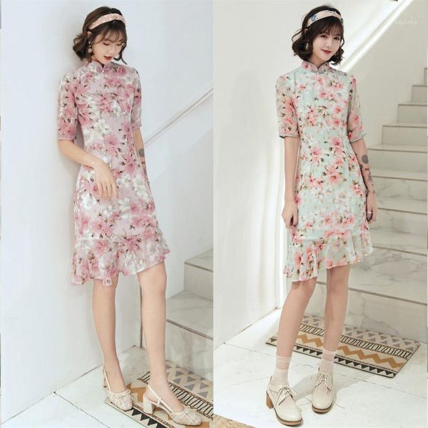 satin silk cheongsam elegant daily vintage print modern creative design cheongsam young girl fashion summer dress qipao1, Red
satin silk cheongsam elegant daily vintage print modern creative design cheongsam young girl fashion summer dress qipao1, Red