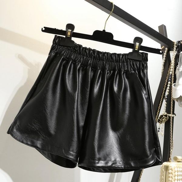 2020 new pu leather shorts women women's high waist black short pants with pockets loose casual boots shorts1, White;black
2020 new pu leather shorts women women's high waist black short pants with pockets loose casual boots shorts1, White;black