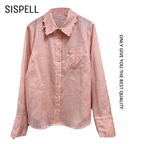 sispell patchwork embroidery for female blouse shirt lapel collar long sleeve loose women's casual shirts 2020 fashion autumn, White
sispell patchwork embroidery for female blouse shirt lapel collar long sleeve loose women's casual shirts 2020 fashion autumn, White