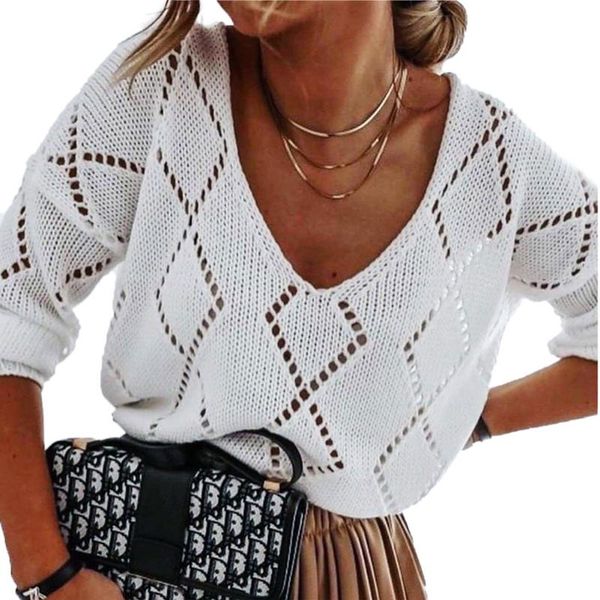 new fashion women ladies autumn winter casual long sleeve knitwear blouses female diamond hollow loose blouse white pink green
new fashion women ladies autumn winter casual long sleeve knitwear blouses female diamond hollow loose blouse white pink green