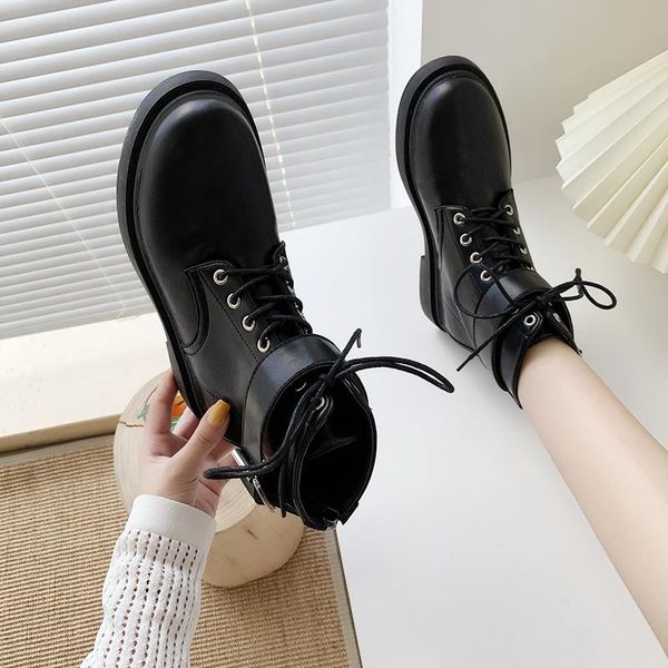 riding boots shoes round toe luxury designer boots-women zipper flat heel low rubber fashion 2020 rock ankle autumn ladies pu, Black
riding boots shoes round toe luxury designer boots-women zipper flat heel low rubber fashion 2020 rock ankle autumn ladies pu, Black