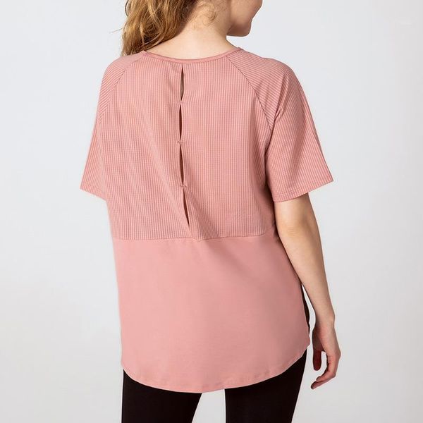 yoga outfits loose sports short sleeve t-shirt women's clothes breathable quick dry running fitness autumn summer 20211, White;red
yoga outfits loose sports short sleeve t-shirt women's clothes breathable quick dry running fitness autumn summer 20211, White;red