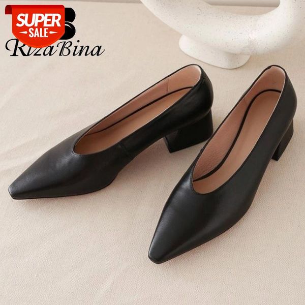 rizabina new pump women real leather thick heel women shoes fashion cool spring shoes office ladies footwear size 34-39 #ne2p
rizabina new pump women real leather thick heel women shoes fashion cool spring shoes office ladies footwear size 34-39 #ne2p