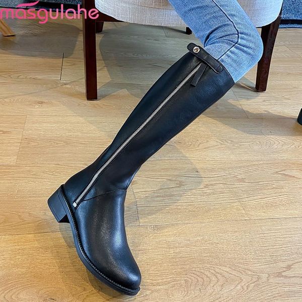 boots masgulahe 2021 arrival women low heel round toe comfortable knee high black genuine leather winter1
boots masgulahe 2021 arrival women low heel round toe comfortable knee high black genuine leather winter1