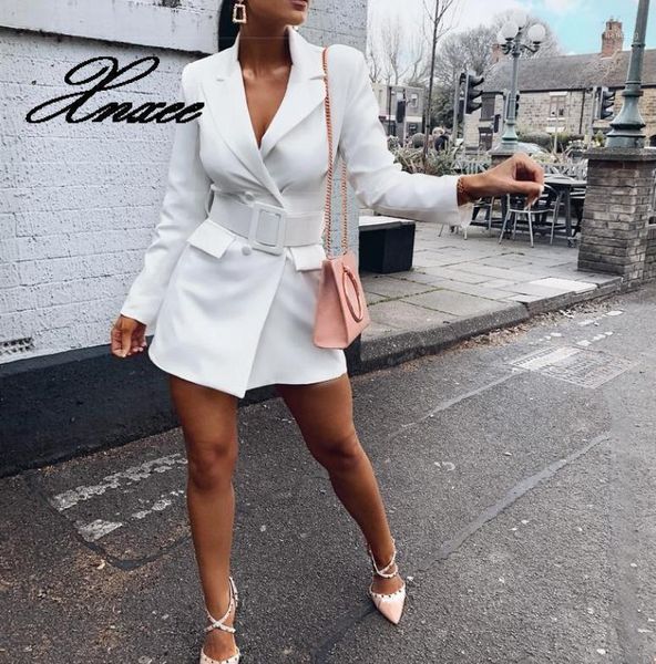 xnxee 2020 autumn long sleeve office lady jackets sashes button casual slim blazer v neck1, White;black
xnxee 2020 autumn long sleeve office lady jackets sashes button casual slim blazer v neck1, White;black