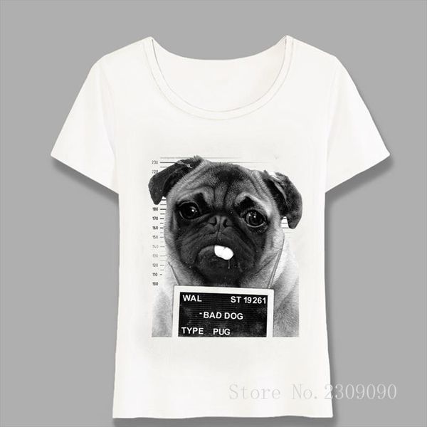 new harajuku fashion women t shirt bad dog design t shirt womens casual cute girl tees lovely pug t, White
new harajuku fashion women t shirt bad dog design t shirt womens casual cute girl tees lovely pug t, White