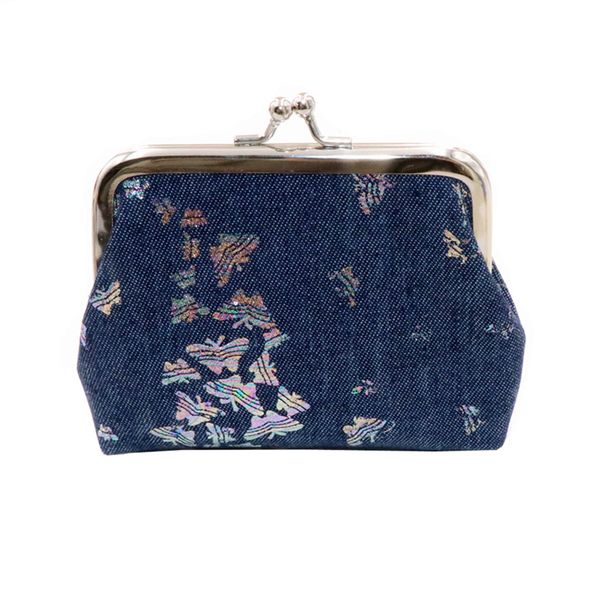 new denim stamping leopard rose butterfly creative coin purse buckle lady card holder clasp purse, Red;black
new denim stamping leopard rose butterfly creative coin purse buckle lady card holder clasp purse, Red;black