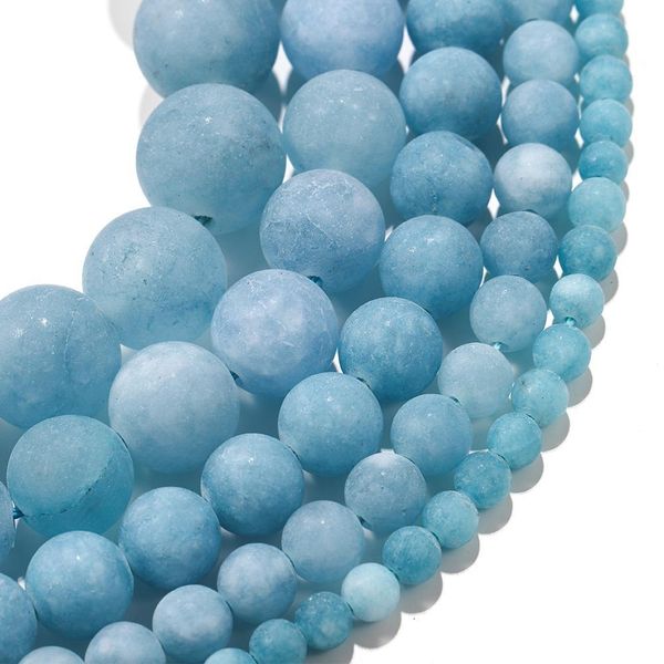 1strand lot 4 6 8 10mm matte blue chalcedony stone aquamarin round loose spacer beads for bracelet jewelry makings supplies h bbybyg
1strand lot 4 6 8 10mm matte blue chalcedony stone aquamarin round loose spacer beads for bracelet jewelry makings supplies h bbybyg